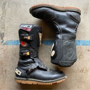 SIDI Discovery Rain Adventure Motorcycle Boots 
Size Men's US 11 / EUR 45